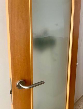 Puerta con cristal (en 1semana me deshago de ella)