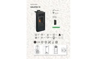 Estufa de pellets Galatea 10Kw AST1022