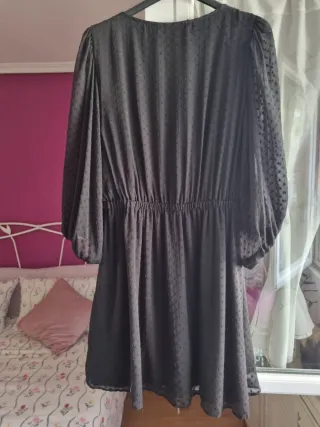 Vestido corto Zara negro