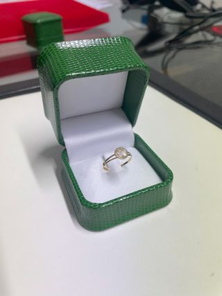 Anillo Oro 18K Nácar Mariposa