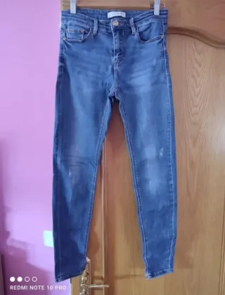 Pantalones vaqueros azules mujer