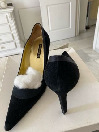 Zapatos de tacón marrones