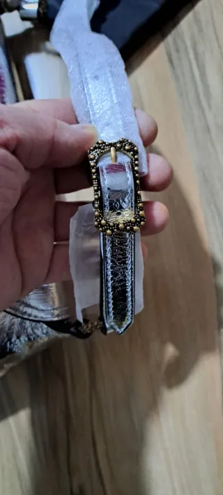 Borsetta Pinko Argento Cuore Oro