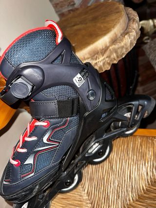 Patines en línea Oxelo Negro y Rojo