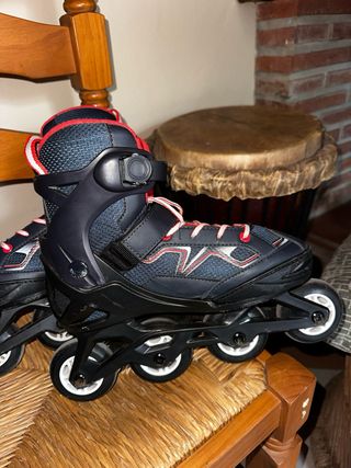 Patines en línea Oxelo Negro y Rojo