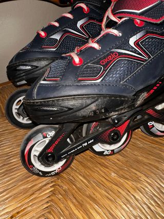 Patines en línea Oxelo Negro y Rojo