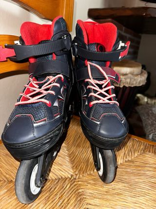Patines en línea Oxelo Negro y Rojo