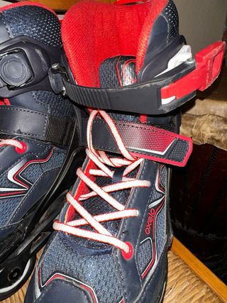 Patines en línea Oxelo Negro y Rojo