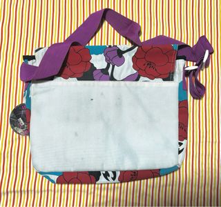 Bandolera Billabong Flores Morado Rojo
