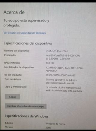 PC Gaming IOX con luces LEDS