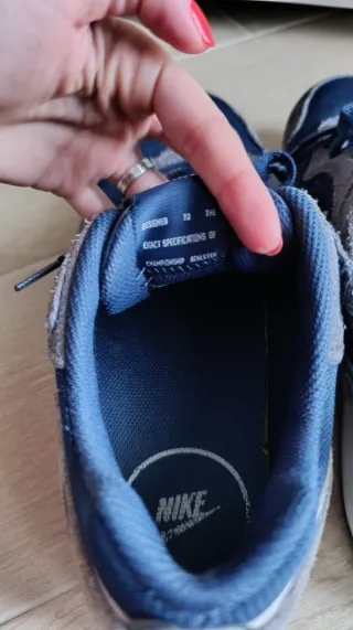 Scarpe Nike in tela blu