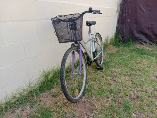 Bicicleta de paseo 26 pulgadas con cesta delantera