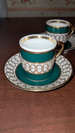 Set tazzine caffè RWK vintage – 4 tazze 5 piattini