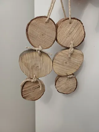 Decorazioni Natalizie Legno Pupazzi Neve Fiocchi