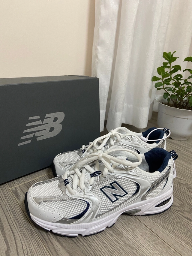 Néw Bálánce 530 White Silver Navy Talla 37