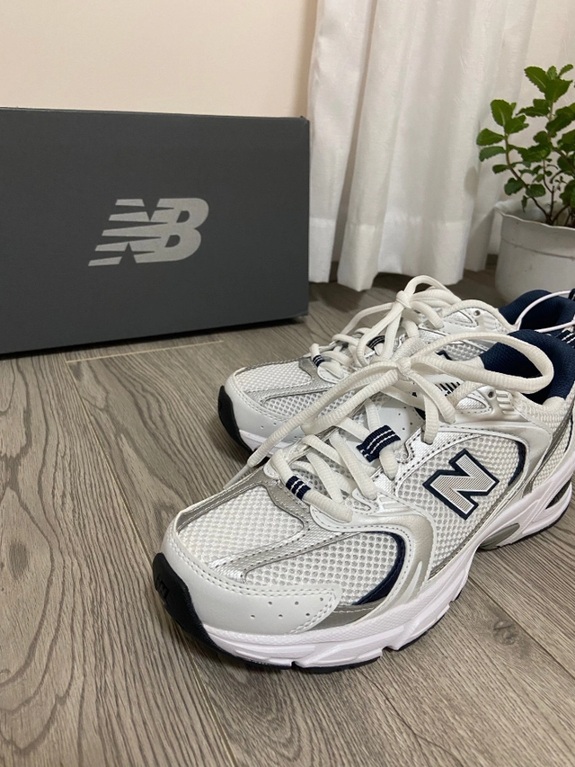 Néw Bálánce 530 White Silver Navy Talla 37