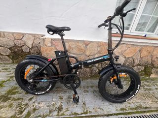 Bicicleta Eléctrica Fat Bike Negra