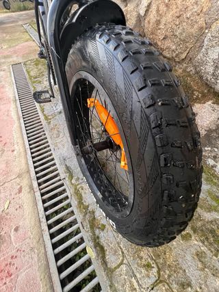 Bicicleta Eléctrica Fat Bike Negra