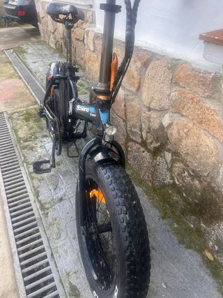 Bicicleta Eléctrica Fat Bike Negra