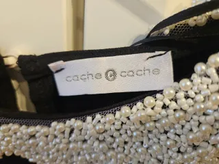 Vestido Cache Cache negro talla S