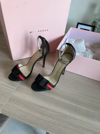 Scarpe da cerimonia Mia Becar - nere con glitter