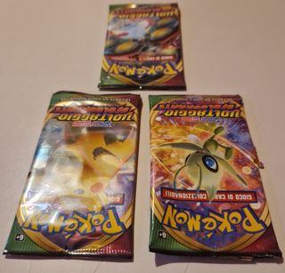 Bustine Pokemon Voltaggio Folgorante x3 VUOTE