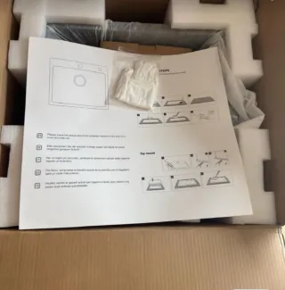 Fregadero Cuarzo Negro CECIPA 45x40 cm