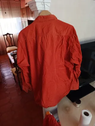 Camisa Springfield pana hombre XL naranja