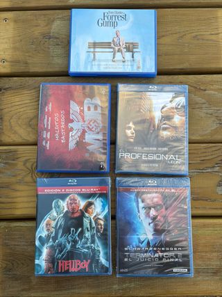 Lote 5 Películas Blu-ray: Forrest Gump, Hellboy...
