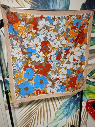 Foulard E. Boselli 80x80 floreale