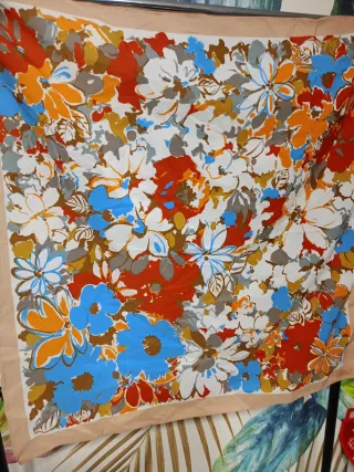 Foulard E. Boselli 80x80 floreale