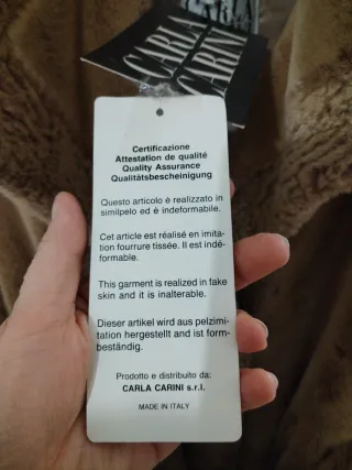 Eco pelliccia donna taglia 42/44