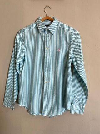 Camisa Ralph Lauren Rayas Talla 14-16 Años