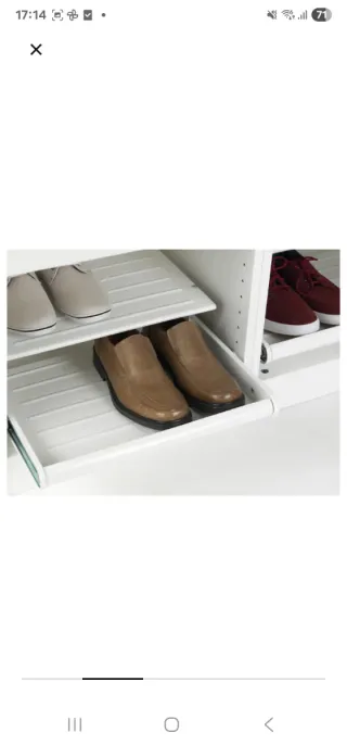 Accesorio zapatero PAX metal/plástico