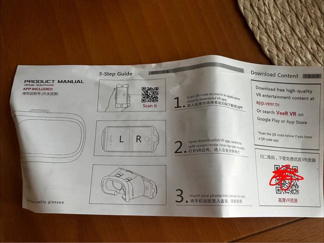 Gafas VR BOX Realidad Virtual Móvil