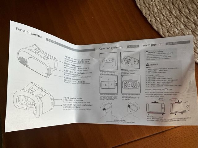 Gafas VR BOX Realidad Virtual Móvil