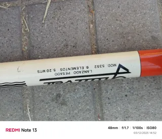 Caña telescopica Grauvell + carrete Mitchell antig