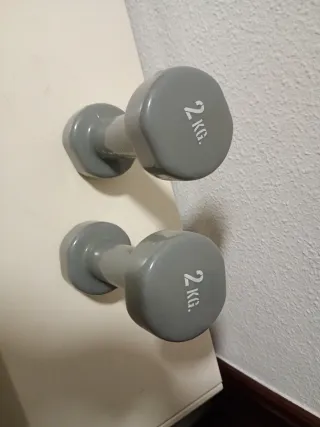 2 Pesas Gimnasio 2 Kg