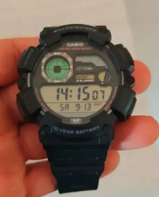 Reloj Casio WS-1500H Negro.