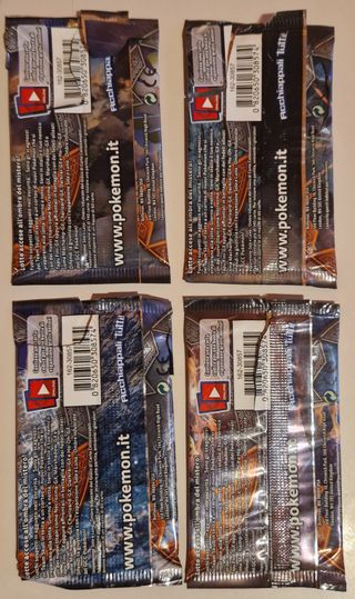 Bustine Pokemon Sole e Luna Ombre Infuocate VUOTE