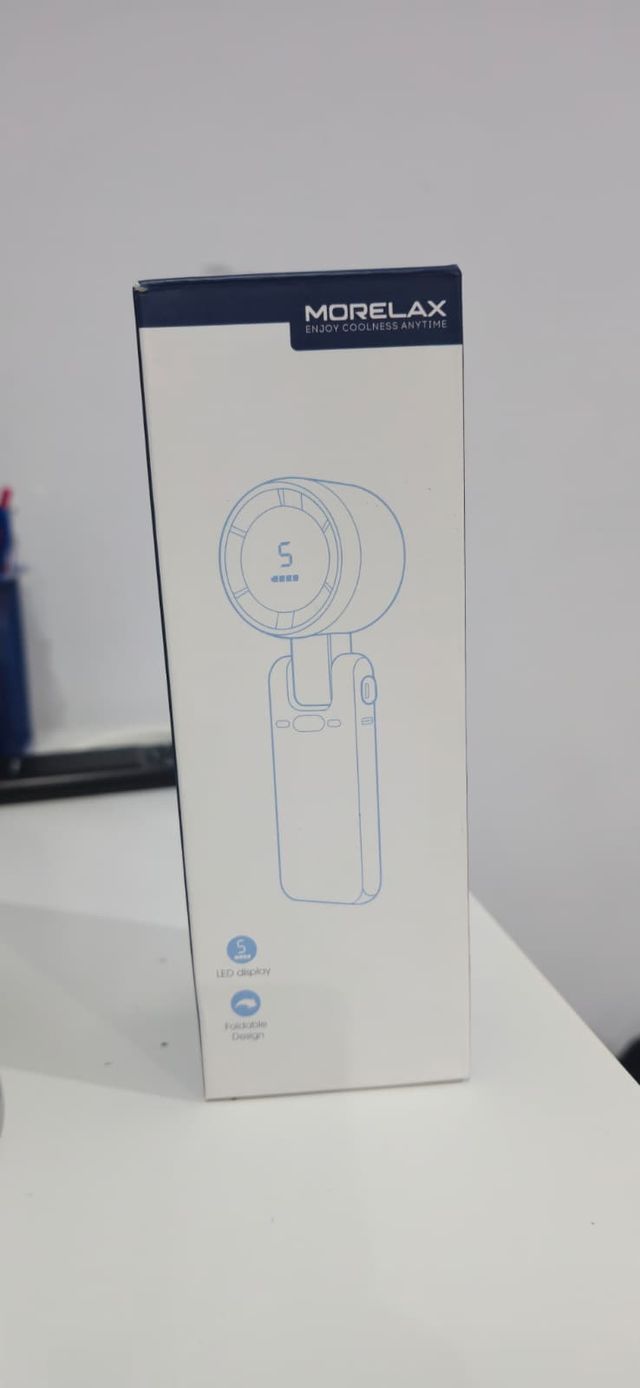 Ventilatore portatile Morelax Turbo bianco