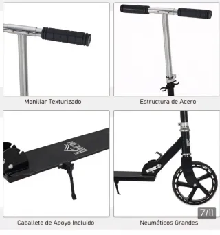 Patinete Niños 7-14 Años