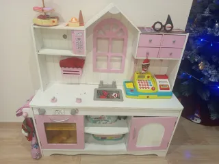 Cocinita de madera para jugar