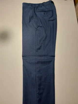 Abito uomo lana blu/grigio