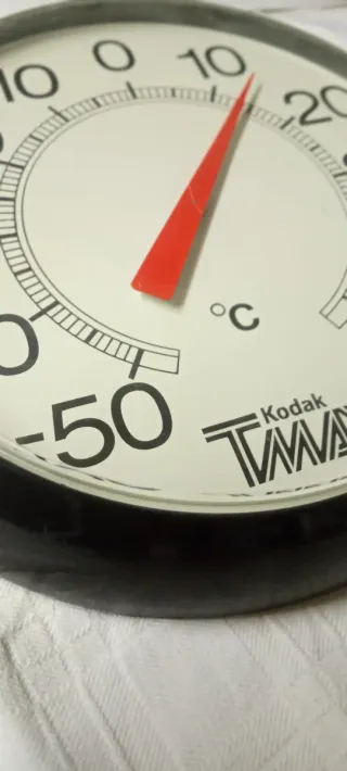 Termometro temperatura vintage "Kodak TMAX"