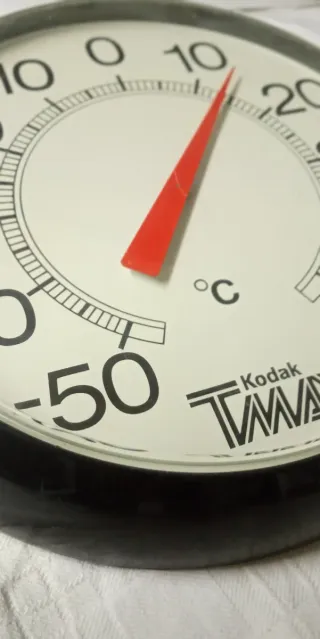 Termometro temperatura vintage "Kodak TMAX"