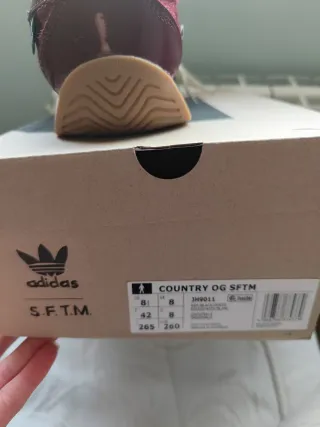 Zapatillas Adidas Marrón/Rojo