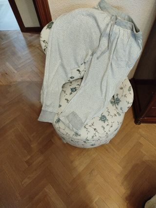 Pijama Oysho Pantalón Rayas Gris Blanco