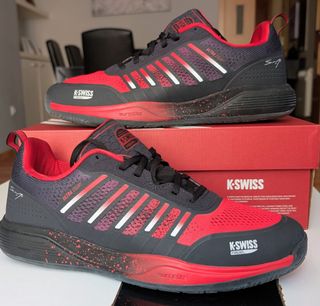 Zapatillas K-Swiss Padel Ultra Court Negras Rojas