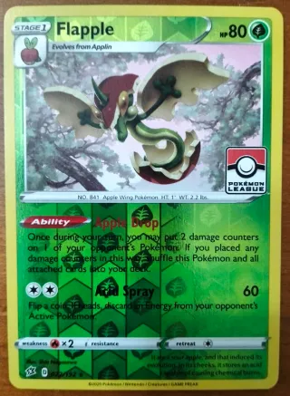 Flapple Pokémon Carta Apple Wing Pokémon